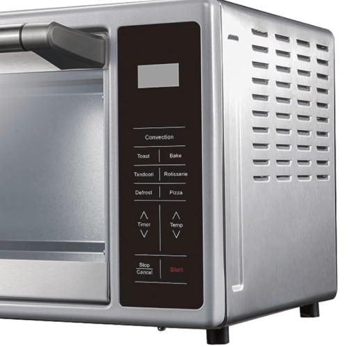 Wonderchef Prato Digital Oven Toaster Griller (OTG) 30 Litres with 6 Pre-set Cooking Menus | with Rotisserie, Convection Mode | All in one - Air Fry, Bake, Grill, Dehydrate, Toast, Broil | Oven for Kitchen | Digital Display | Chamber Light, Inner Lamp | Temperature Control | 8 Accessories | 2 Years Warranty | Silver - Image 2